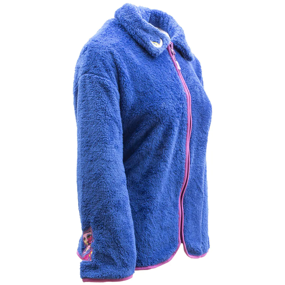 Biggdesign Owl and City Womens Fleece Jacket